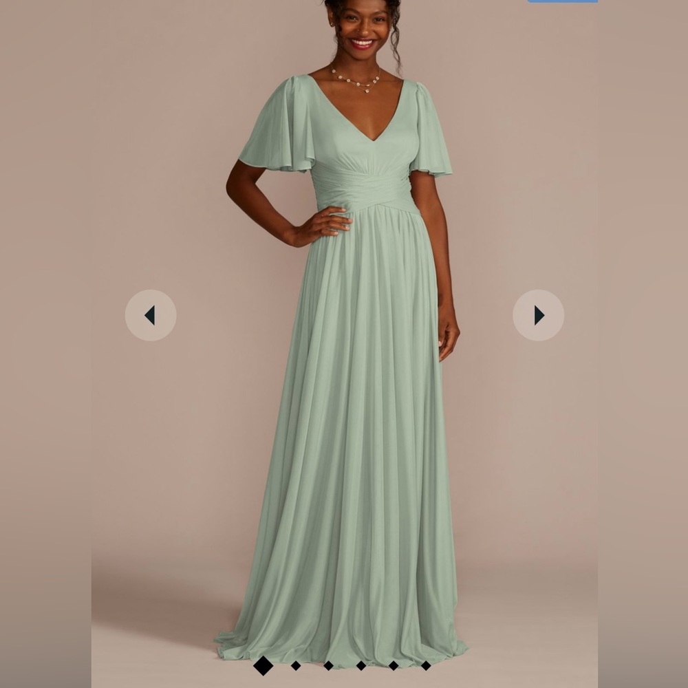 NWT Celebrate DB Studio bridesmaid dress in dusty sage